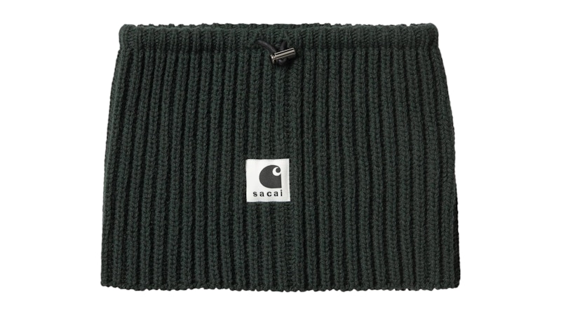 Carhartt WIP x sacai Wool Knit Neck Warmer Sacai Green Men's