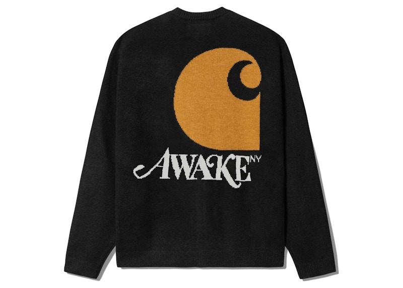 Awake NY X Carhartt WIP Cardigan Black 男士- SS23 - TW