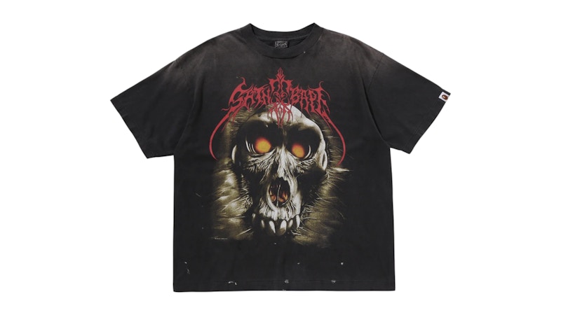 ミュージシャン SAINT Mxxxxxx bape Guns Tee L size ミュージシャン