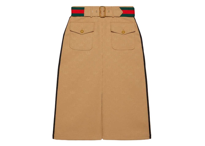Gucci x adidas Jacquard Skirt Beige - SS22 - US