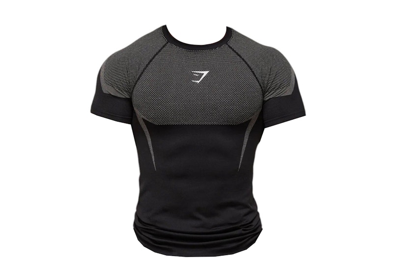 Gymshark Onyx Midnight 5.0 Seamless T-shirt Black/Black メンズ