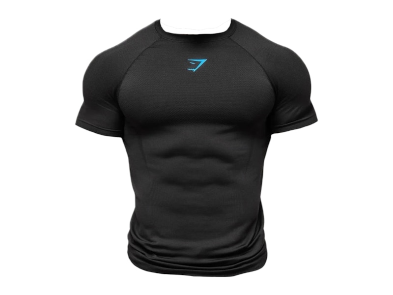 Gymshark Onyx Midnight 5.0 Seamless T-shirt Black/Black メンズ