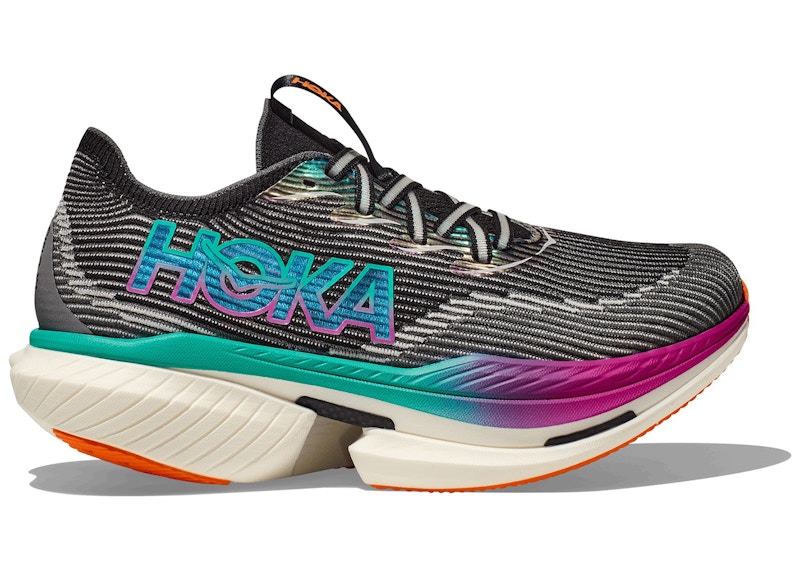 Hoka One One Cielo X1 Black Electric Aqua Men's - 1147910-BCQ - US