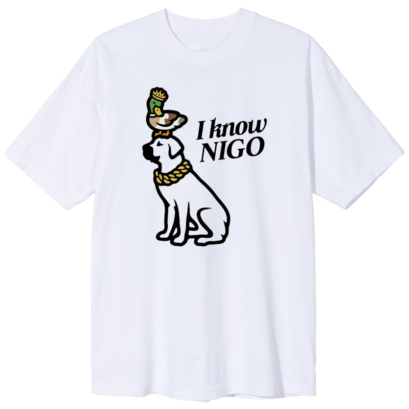 I Know Nigo Dog (Ny Pop Up) T-shirt White Men's - SS22 - US