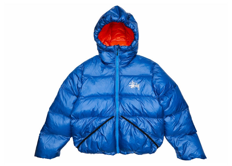 Stussy Down Parka Micro Ripstop Royal Men's - FW23 - US