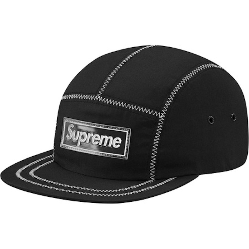 supreme Contrast Ripstop Camp Cap black Supreme splatter camp cap