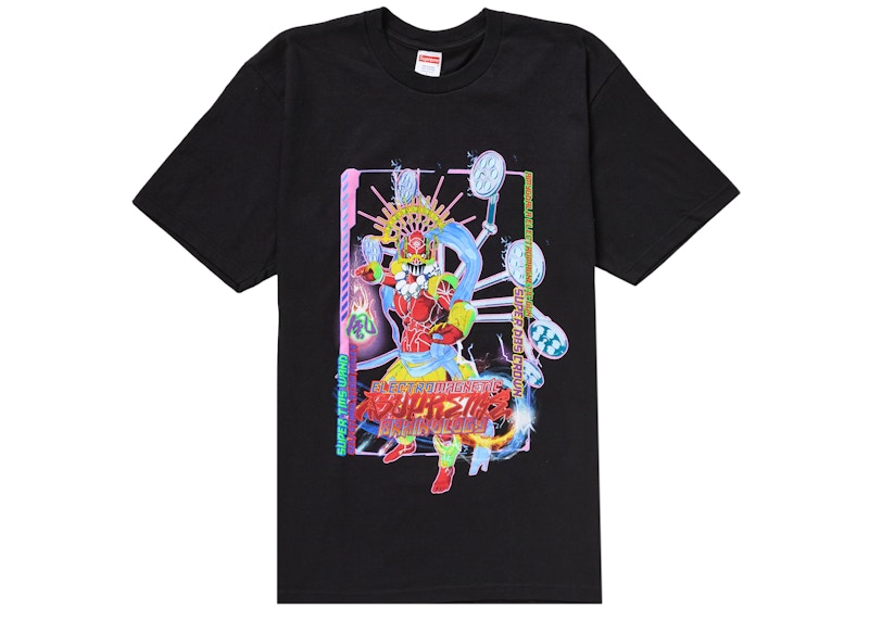 Supreme Electromagnetic Tee Black Men's - SS24 - US