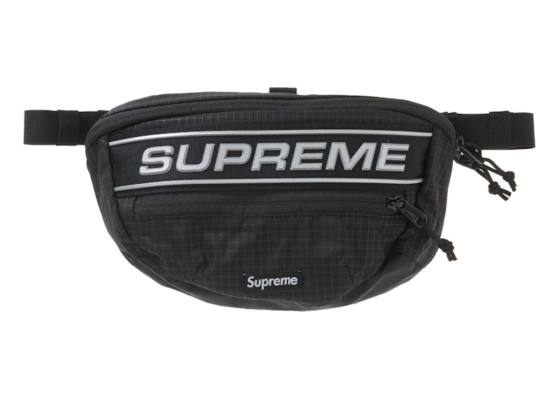 Supreme Logo Waist Bag Black - FW23 - GB