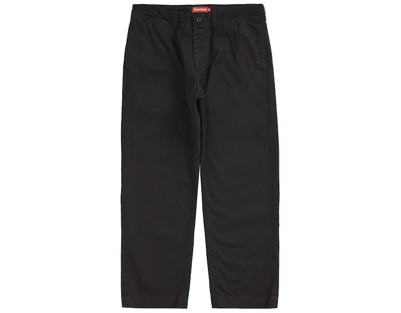Supreme Pin Up Chino Pant (SS21) Black Men's - SS21 - US