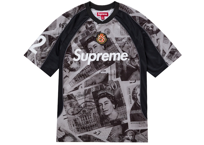 Supreme Pounds Soccer Jersey Black メンズ - FW25 - JP