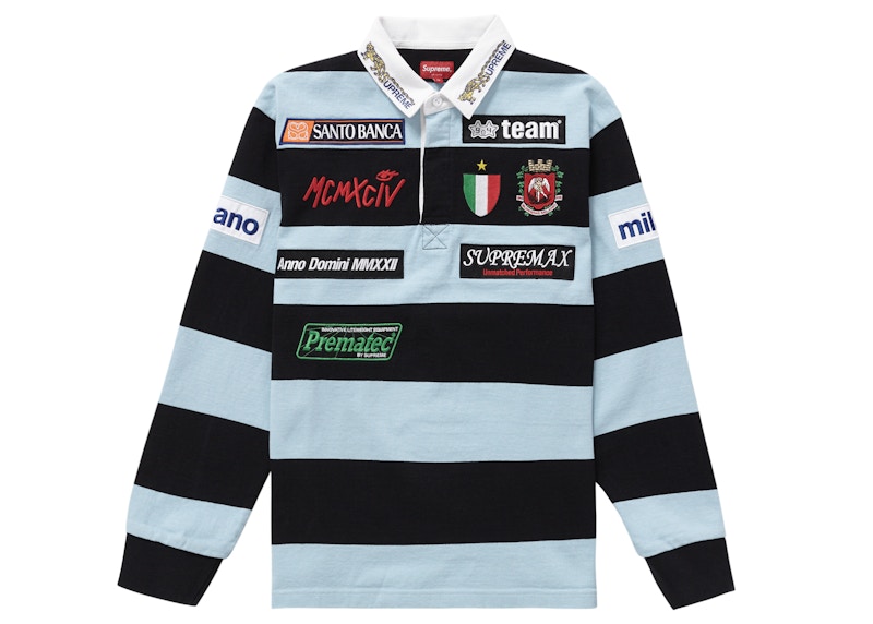 Supreme Stripe Rugby Black メンズ - SS22 - JP