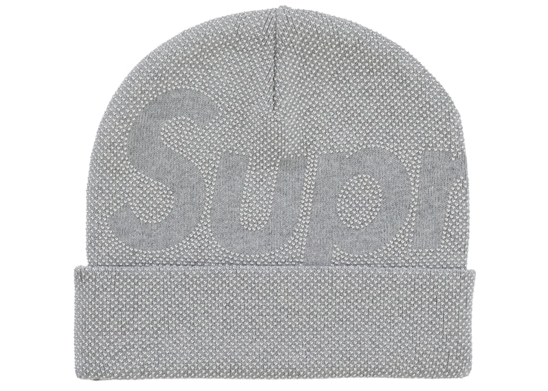 Supreme Studded Knockout Big Logo Beanie Grey - FW25 - JP