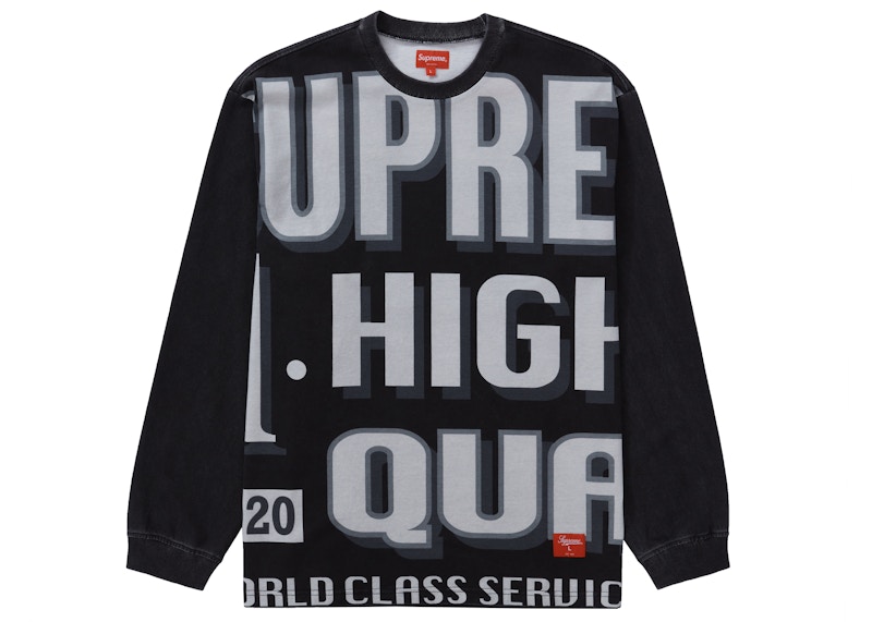 Supreme World Class L/S Top Black Men's - FW20 - US