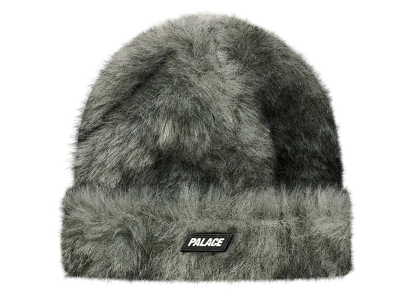 Palace Teddy Beanie Grey Men's - FW23 - GB