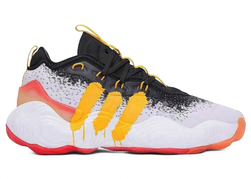 adidas Trae Young 3 Black White Yellow Men's - IF9359 - US