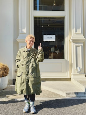 Sacaiのステンカラーコートを使った人気ファッションコーディネート - WEAR