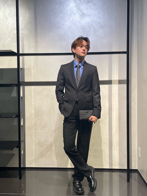 エンポリオ アルマーニ】シングルブレストジャケット バージンウール製