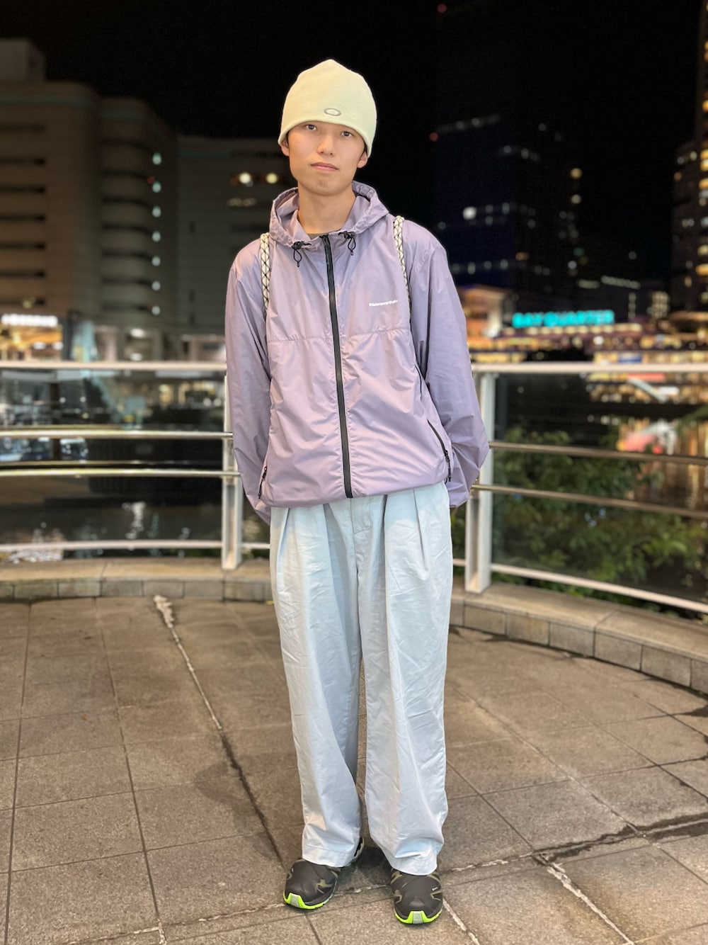 ω・´)…YUTO…｜OAKLEYのニットキャップ/ビーニーを使ったコーディネート