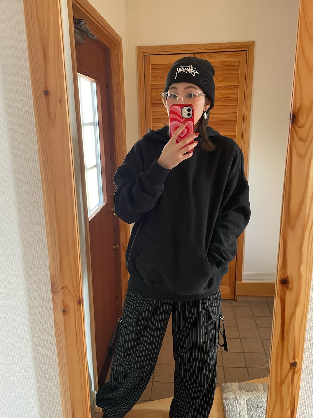 nonchankanon｜STUSSYのニットキャップ/ビーニーを使った