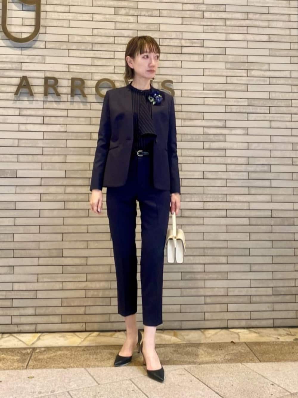 UNITED ARROWSのノーカラージャケットを使った「入学式」の人気