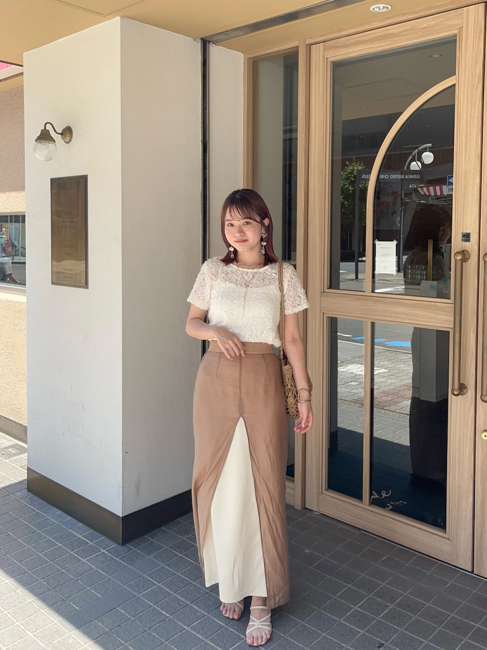 lawgy（ラウジー）の「sheer layered slit skirt（スカート）」 - WEAR