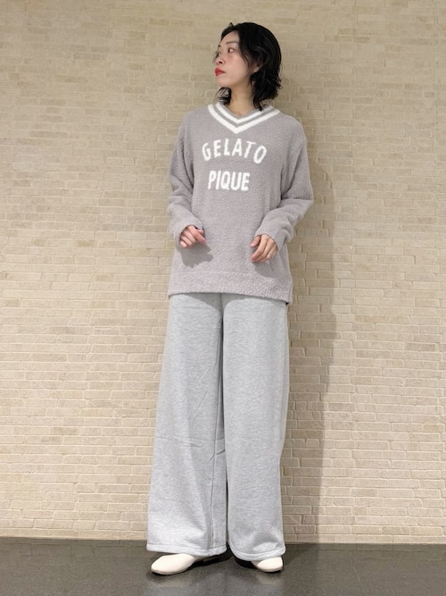 セール】裏毛ロングパンツ（ルームウェア/パジャマ）｜gelato pique