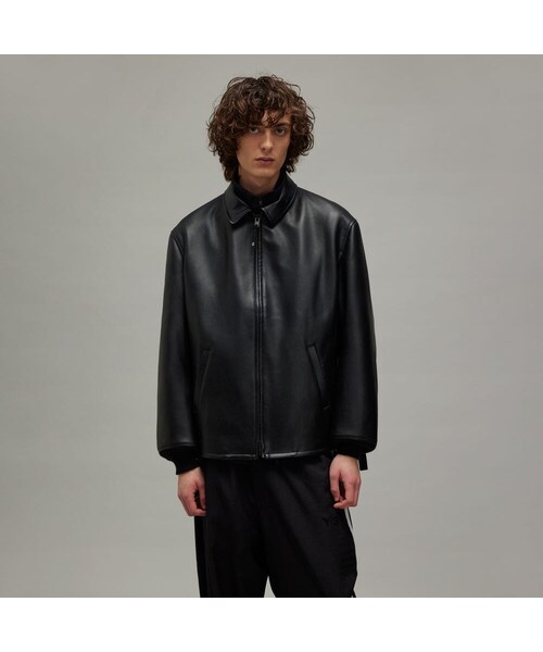 adidas（アディダス）の「Y-3 PLEATHER BOMBER JACKET（）」 - WEAR
