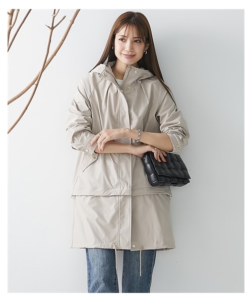 nissen（ニッセン）の「着丈2WAYマウンテンパーカー【撥水