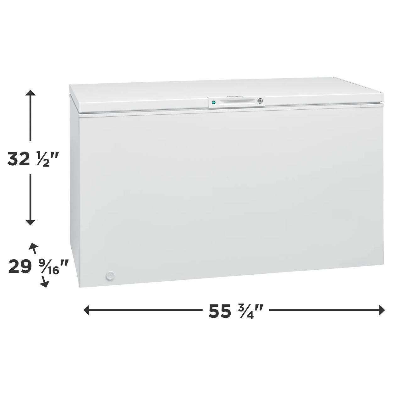 FRIGIDAIRE 15 Cu. Ft. Garage Ready Chest Freezer FFCL1542AW