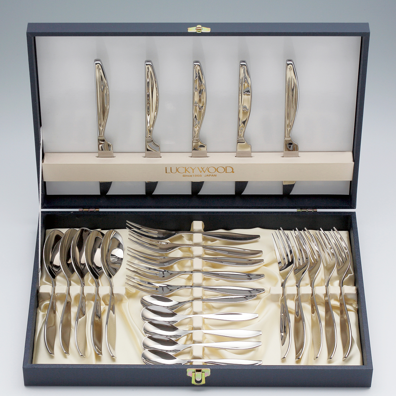 エメラルド金彩 12pc.ディナーセット（バスケット・4客） | LUCKYWOOD