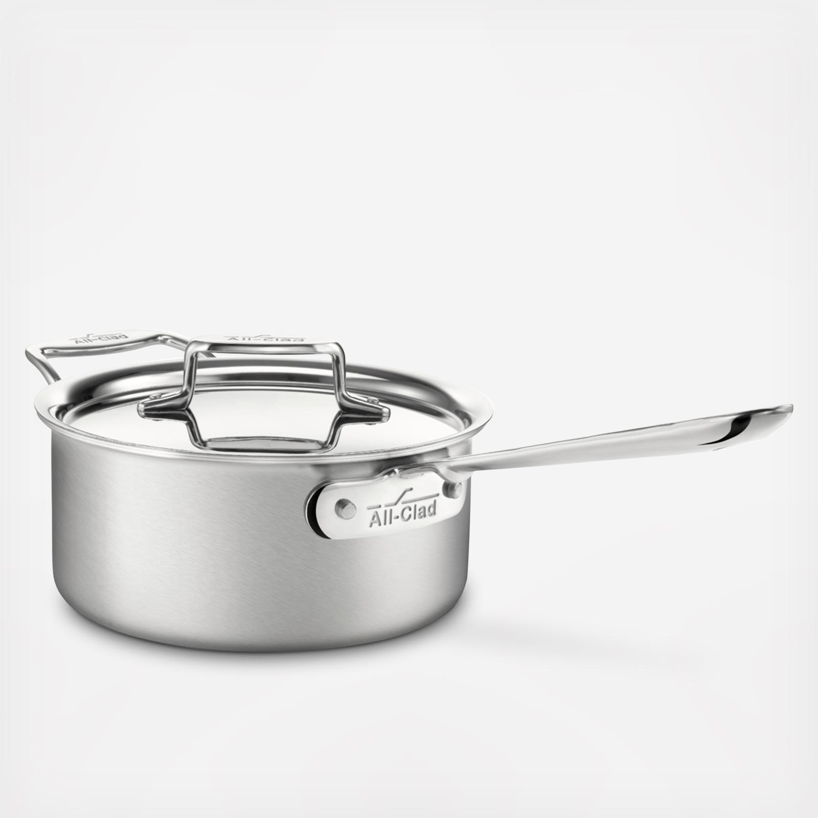 All-Clad, d5 Brushed Stainless Steel Sauce Pan | Zola