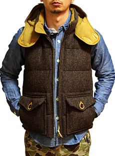 JELADO×COLIMBO×HARRIS TWEED JGW-1004 HARRIS TWEED SPECIAL DOWN