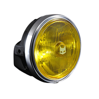 889ヘッドランプ バイク用 イエローレンズ - バイク