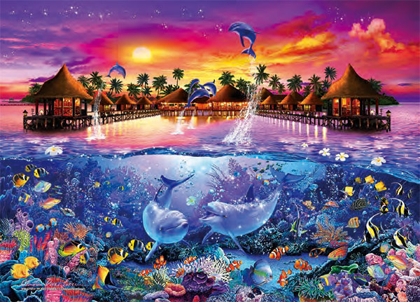 新品 エポック 光るパズル ラッセン ヴェネツィア ワールドトラベル