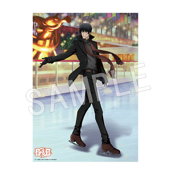 血界戦線 ＆ BEYOND B2クリアポスター スケートver.A スティーブン