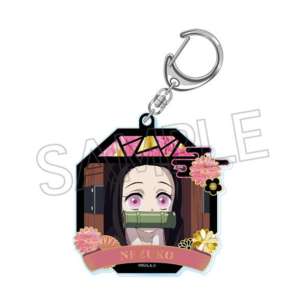 鬼滅の刃 螺鈿風シリーズ アクリルキーホルダー Vol.4 竈門禰豆子