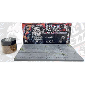 1/64 ジオラマ ストリートアート LA ローライダー ※枯れ葉チップ付き