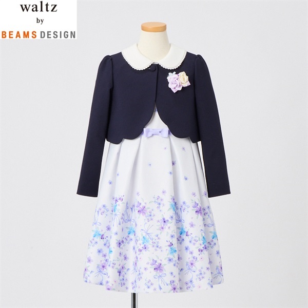 waltz by BEAMS DESIGN 花柄プリントアンサンブル キッズ 女の子