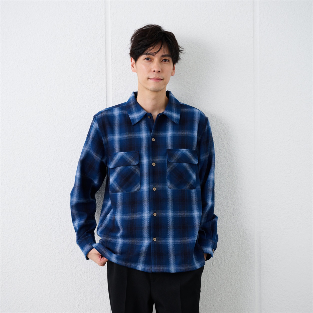 TVC(ティーヴィシー) 【てまラク】フランネルオーバーシャツ メンズ