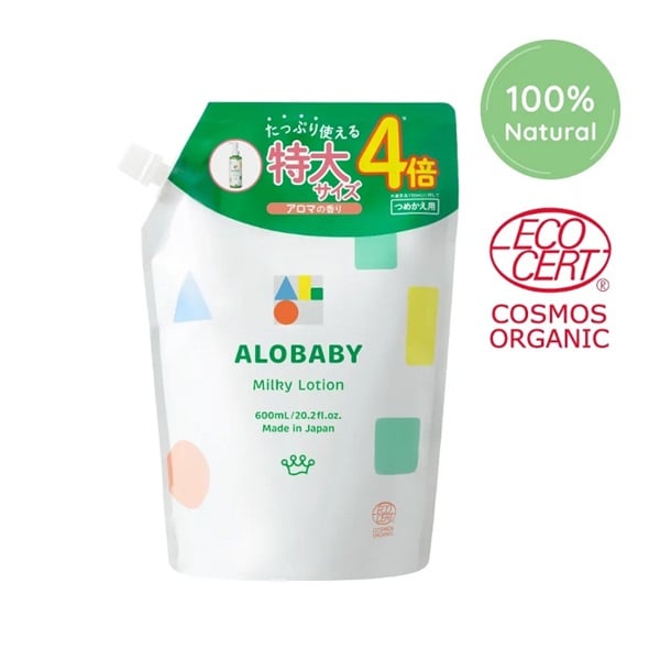 ALOBABY アロベビー ミルクローション ビッグボトル 無香タイプ 380ml