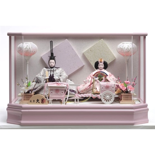 久月 親王ケース飾り「ひなた」 4960282394999 ひな人形 雛人形