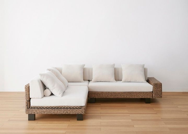 ケイ・ローソファ v04 コーナーセット (ヒヤシンス)～床に近い暮らし