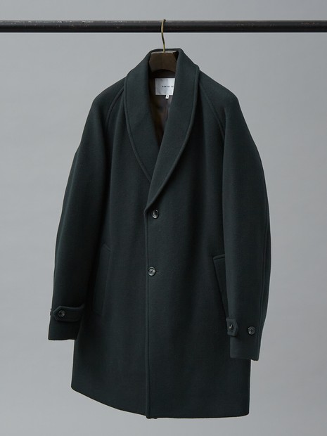 新品 イレブンティ プラチナム ウール ショールカラー ニット