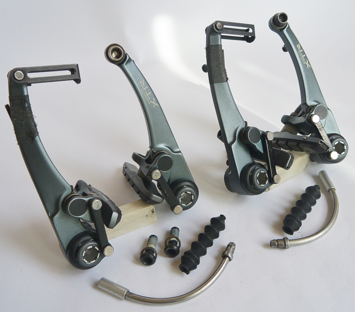 美品!! XTR BR-M951 / パラレルリンク Vブレーキ前後セット