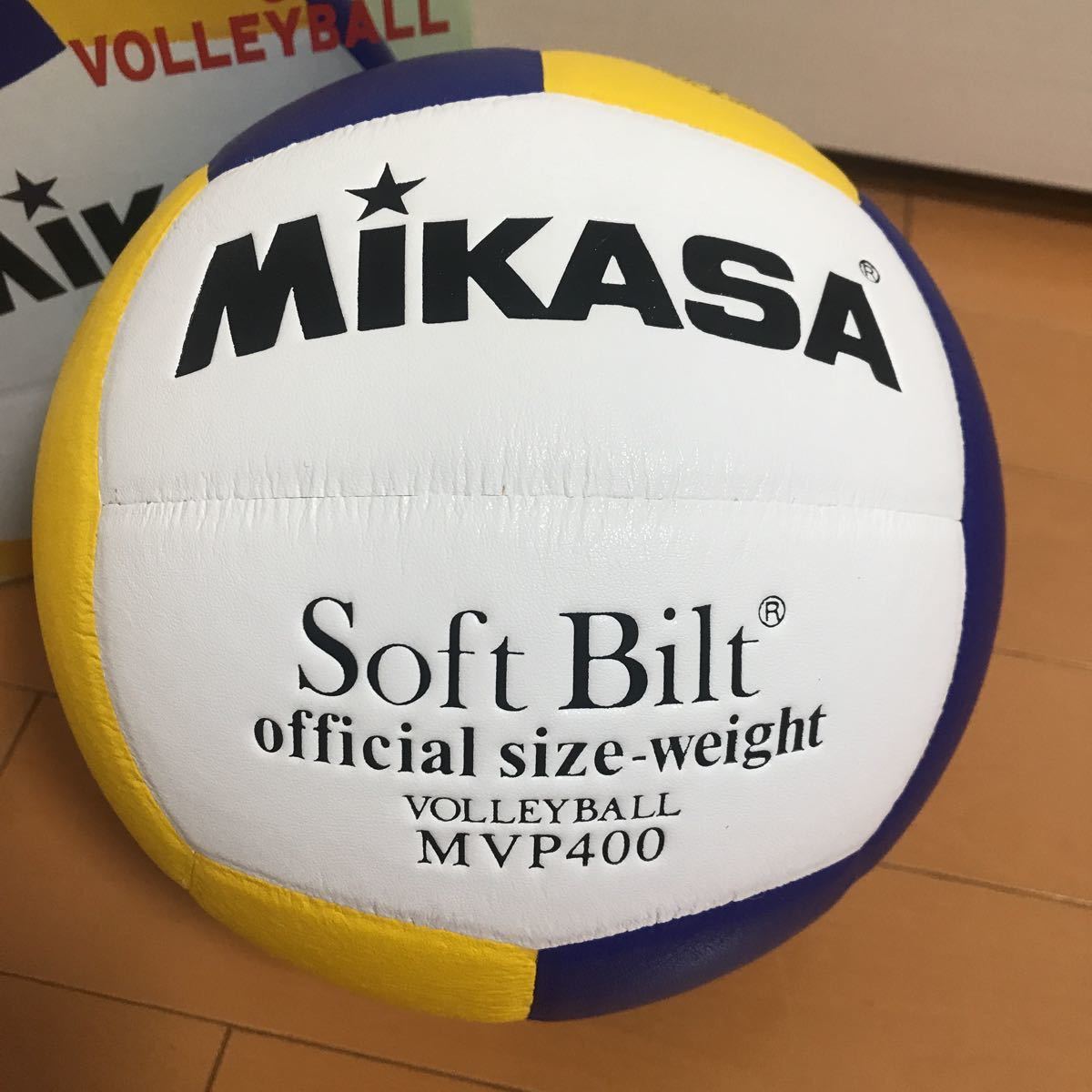 未使用に近い美品中古 ミカサ バレーボール 4号球 検定球 MVP400