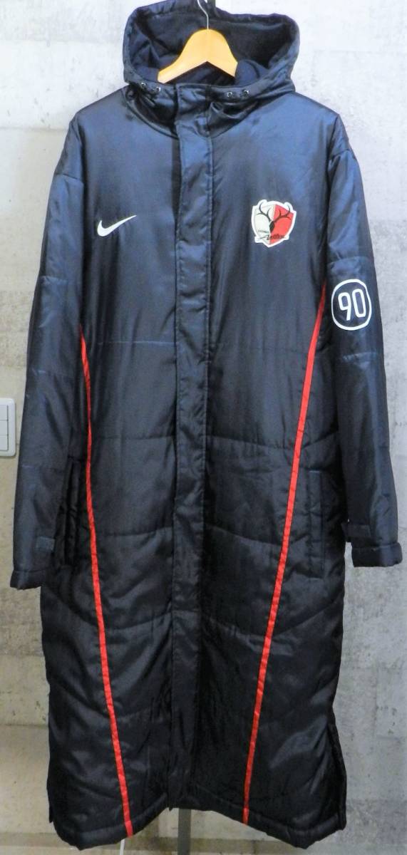 鹿島アントラーズNIKEベンチコートXL 【公式通販】