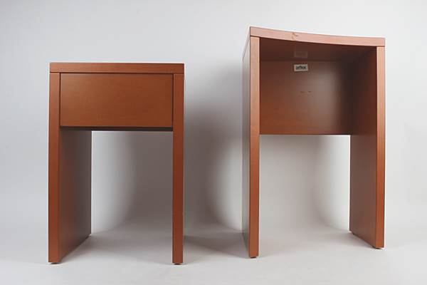 arflex アルフレックス PORTベッドサイドテーブル 天然木単板 2個