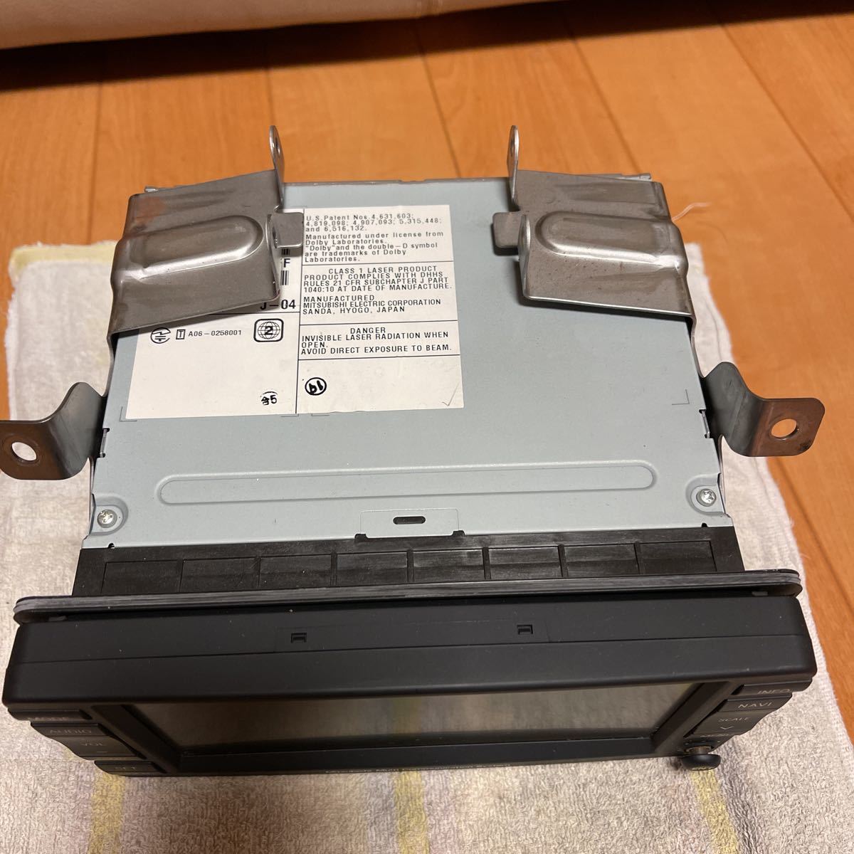 三菱 純正 ナビ HDDナビ MMCS オンライン J-04 ランエボ10 ランサー