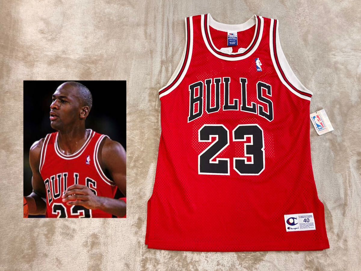 新品タグ付】champion×シカゴブルズ/幻背番号45/マイケルジョーダン
