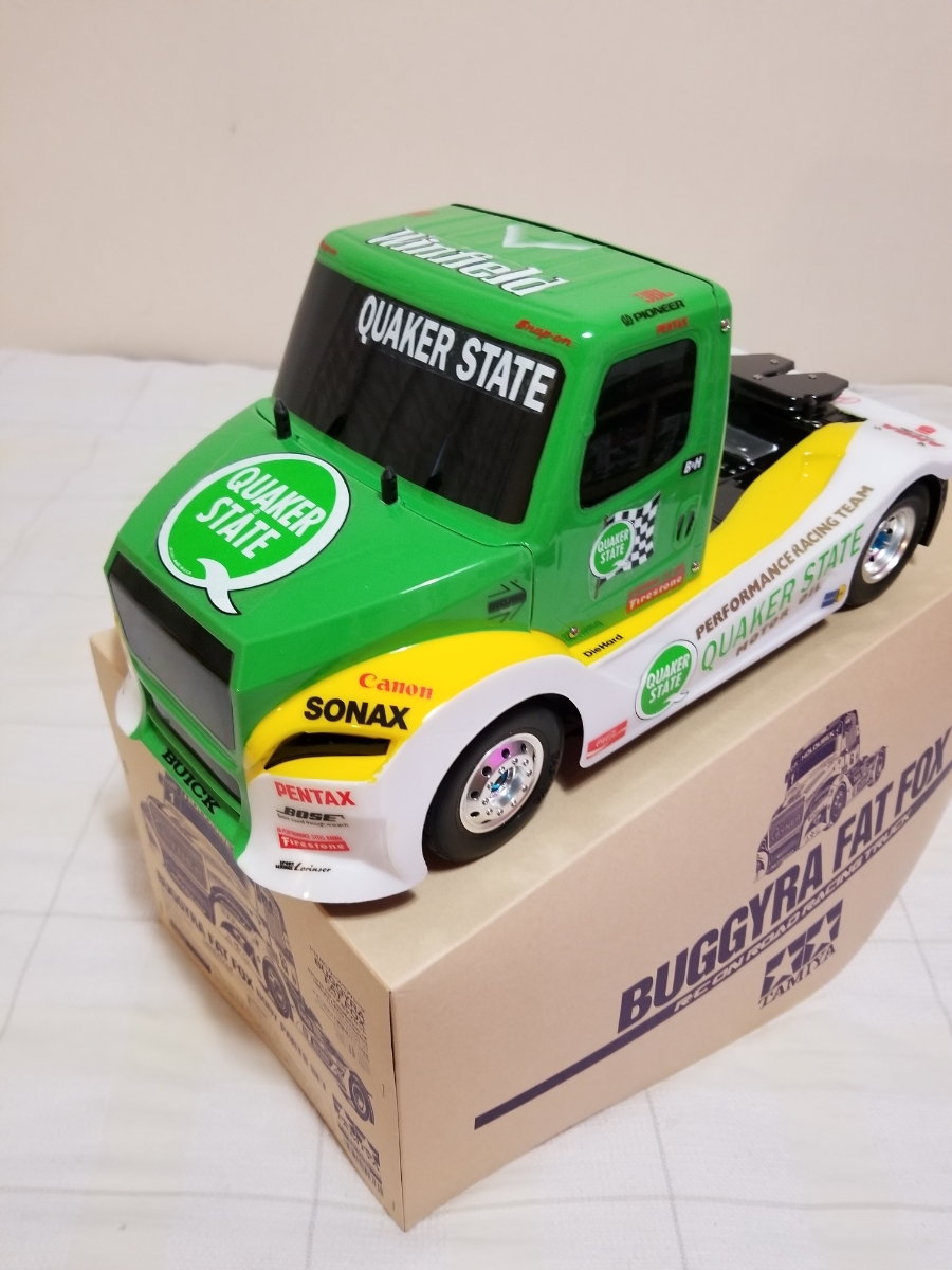 新品】タミヤ レーシングトラック 未走行 ボディのみ BUGGYRA FAT FOX